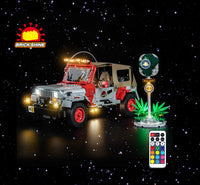 Brick Shine GC Light Kit for LEGO® Jurassic Park Jeep Wrangler 77984
