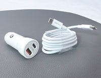 sky Mobigo GO200PDC 38W USB A+C car charger with Type-C to C combo
