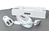 sky Mobigo GO221L 3.1A 2USB Car Charger with USB-A to Lightning Combo
