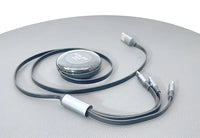 sky Mobigo GO2TLM 1m 6A 3 in 1 Retractable Charging Cable
