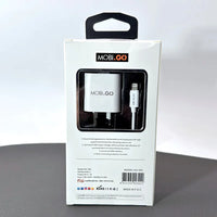 sky Mobigo GO302 2.1A wall charger with USB-A to Lightning combo

