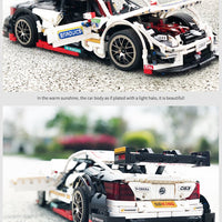 MOULD KING 13075 MOC-6687 White Mercedes-Benz AMG C63 DTM with 2270 Pieces