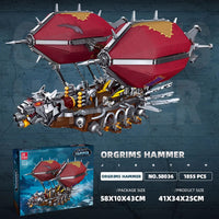 JIESTAR 58036 Orgrims Hammer with 1855 Pieces
