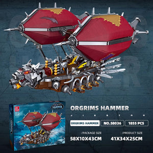 JIESTAR 58036 Orgrims Hammer with 1855 Pieces