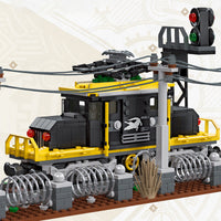 JIESTAR 59007 Crocodile Locomotive with 669 Pieces
