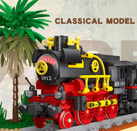 JIESTAR 59008 Steam Locomotive with 676 Pieces
