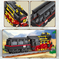 JIESTAR 59008 Steam Locomotive with 676 Pieces