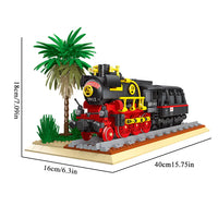 JIESTAR 59008 Steam Locomotive with 676 Pieces