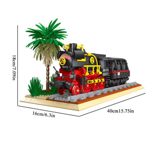 JIESTAR 59008 Steam Locomotive with 676 Pieces