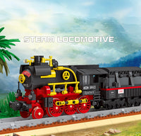 JIESTAR 59008 Steam Locomotive with 676 Pieces
