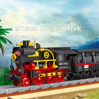 JIESTAR 59008 Steam Locomotive with 676 Pieces