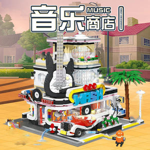 JIESTAR 89105 The Car Wash Shop with 2548 Pieces