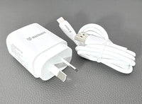 sky Maxguard KAC01T 2.4A wall charger with USB-A to C combo
