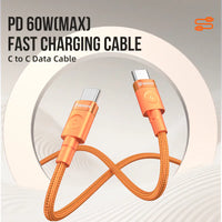Maxguard M41ORC 1.2m Type-C to C Cable
