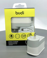 sky Budi AC339AMW 12W wall charger with USB-A to micro combo
