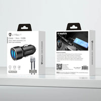sky Maxguard MC039C 3.1A 2USB car charger with USB-A to C combo
