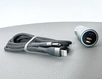 sky Maxguard MC040LC 55W 2 USB C+C car charger with Type-C to Lightning combo

