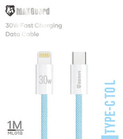 sky Maxguard 1m Colours 30W Type-C to Lightning Cable
