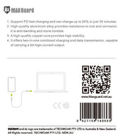 sky Maxguard 1m Colours 30W Type-C to Lightning Cable
