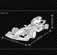 Mould King 18024B F1 Thunder Furious with 1065 pieces
