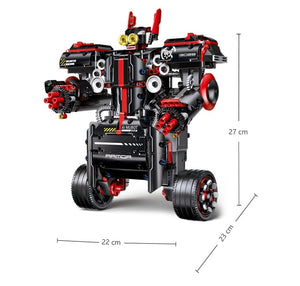 MOULD KING 13028 Xturboman Intelligent RC DIY Robot with 806 Pieces