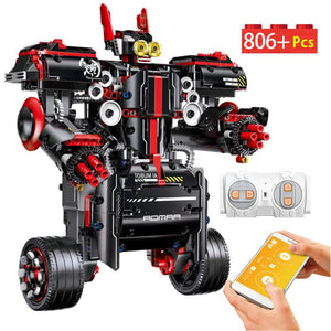 MOULD KING 13028 Xturboman Intelligent RC DIY Robot with 806 Pieces