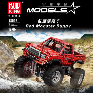 MOULD KING 18003 Red Monster Buggy with 1670 Pieces