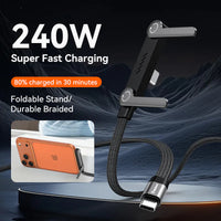 sky Maxguard MR03CC Invisible Stand PD 240W Fast Charging Type-C to C Cable
