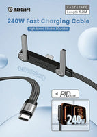 sky Maxguard MR03CC Invisible Stand PD 240W Fast Charging Type-C to C Cable
