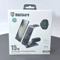 sky Maxguard MW05 3 in 1 15W Wireless Charger (for Samsung watch and IOS & android system phone)
