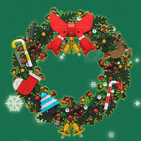 MOULD KING 10073 Christmas Eucalyptus Wreath with 1002 Pieces
