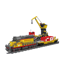 MOULD KING 12027 EMD SD40-2 Diesel Locomotive With Motor with 1170 Pieces
