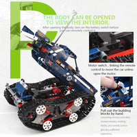 MOULD KING 13025 & 13026 Remote Control Crawler Racing Cars with 626 Pieces
