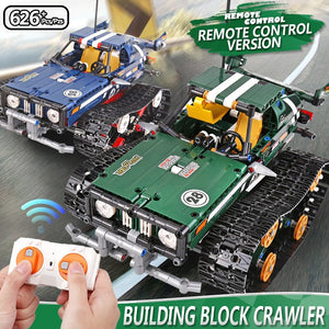 MOULD KING 13025 & 13026 Remote Control Crawler Racing Cars with 626 Pieces