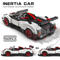 MOULD KING 13105 MOC-22208 Pagani Zonda Cinque Roadster 1:16 with 960 Pieces
