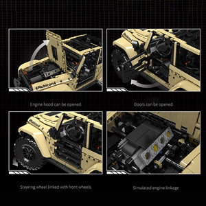 MOULD KING 13184 Wrangler With Motor with 3621 Pieces