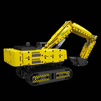 MOULD KING 15061 Motor Yellow Mechanical Digger with 1500 Pieces
