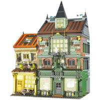 Mould King 16040 The Book Store with Lights with 3468 pieces
