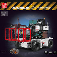 MOULD KING 17029 Motor White Container Truck with 4878 Pieces
