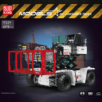 MOULD KING 17029 Motor White Container Truck with 4878 Pieces
