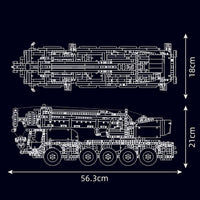 MOULD KING 17047 Mechanical Crane C+ With Motor with 2688 Pieces
