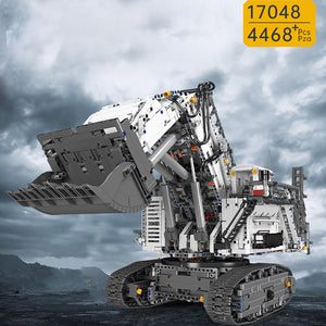 MOULD KING 17048 Liebherr R 9800 Excavator With Motor with 4468 Pieces