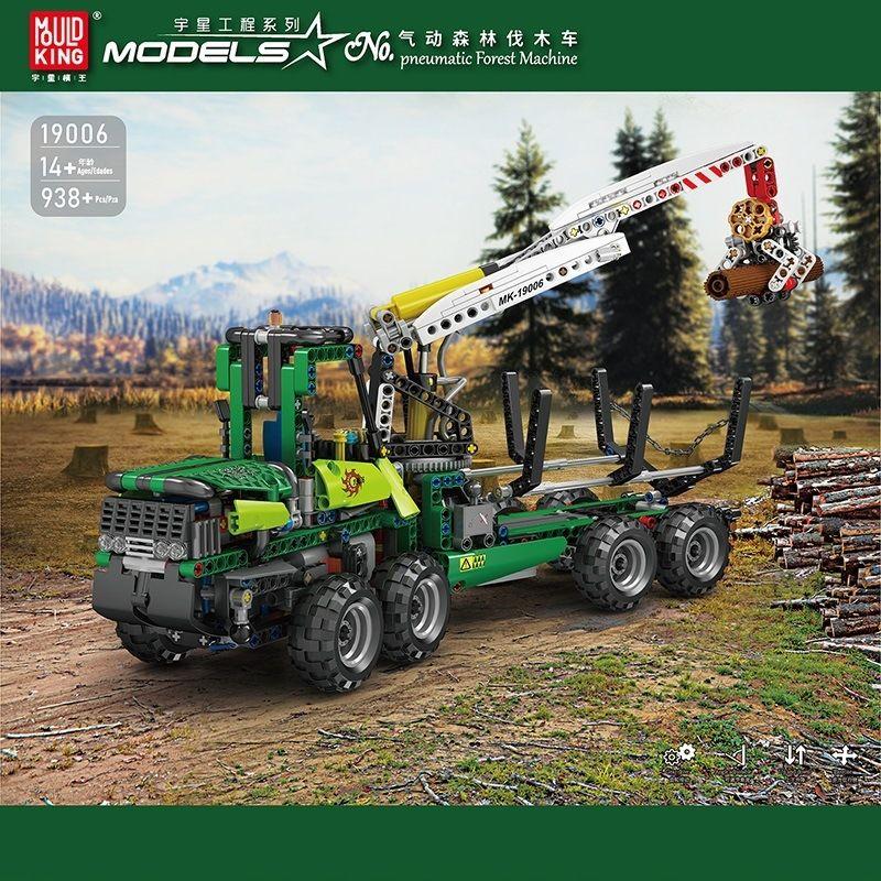 Mould King 19006 RC Pneumatic Forest Machine with 938 pieces ...