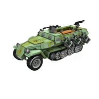 MOULD KING 20027 Semi-tracked Armored Vehicle With Motor with 1298 Pieces
