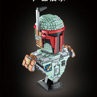 MOULD KING 21021 Boba Fett Helmet with 625 Pieces
