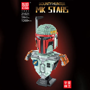 MOULD KING 21021 Boba Fett Helmet with 625 Pieces