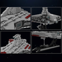 MOULD KING 21074 The Republic Attacked The Cruiser with 1320 Pieces
