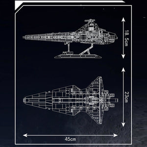 MOULD KING 21074 The Republic Attacked The Cruiser with 1320 Pieces