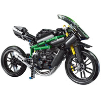 MOULD KING 23002 KAWASAKI H2R Motorcycle with 563 Pieces
