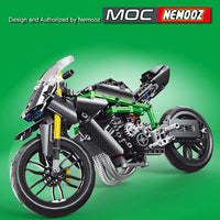 MOULD KING 23002 KAWASAKI H2R Motorcycle with 563 Pieces
